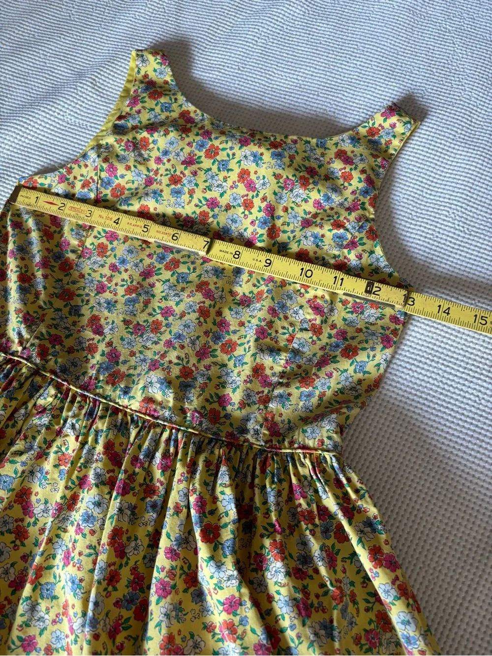 Polo by Ralph Lauren Yellow Floral Tank Dress